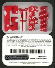 TARGET ( Flat ) Stacked Boxes Spelling Gift ( 2007 ) Gift Card ( $0 ) V1