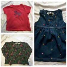 Baby Girls Size 18 Months Mixed Lot 3 Piece Clothes Shirt Jean Dress Top