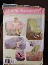 Simplicity Home Decorating #4636 Baby Accessories