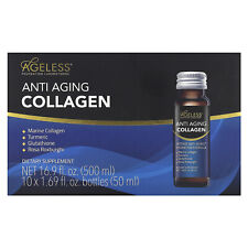 Anti Aging Collagen, 10 Bottles, 1.69 fl oz (50 ml) Each