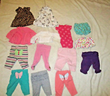 Baby/Infants Girls~Newborn Clothing~Mixed Lot/Variety~13 Items~Pre-Owned