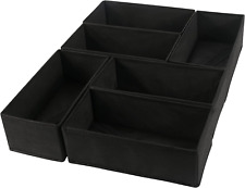 6 Packs Dresser Organizers, Drawer Organizers for Clothing, Baby Organizers and