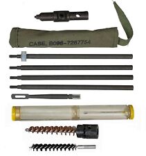 M1 Garand Buttstock Cleaning Kit Set,Oiler Brush 8-32 TPI 5PC Rod in Green Pouch