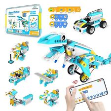 Coding Robot Kit,200-in-1 Smart Robot Educational STEM Building Toys,Scratch ... - US