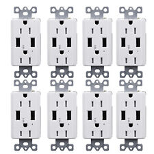 8PK 3.6A USB Power Outlet Tamper Resistant Decorator receptacle With Smart Chip - South El Monte - US