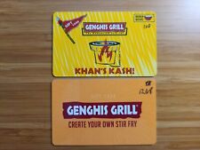 Genghis Grill Giftcards - $112.68