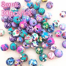 Polymer Clay Mix Beads - Floral Pattern Spacer Bead Jewelry Making Accessories