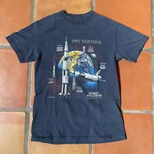 Alstyle Apparel Mens Small Blue Graphic T-Shirt Kennedy Space Center Florida Use