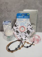 Lots of Baby Mixed Items Bandanas, Sippy Cup Strap, Dr. Talbot's Bottle,Zara Mat