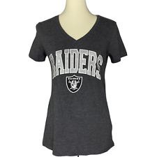 NFL Team Apparel Raiders Branded V-neck Size Small