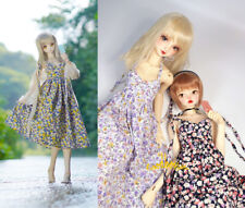 1/3SD10/13/GR BJD Clothes Outfit Floral Long Sling Dress Flower Dress 3 Colors