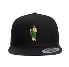 San Judas (Snapback Style) Unisex Snapback Hat Cap- Black