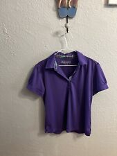 Lady Hagen Polo Shirt Womens Purple Size Large Golf Polo