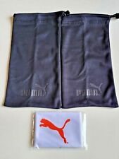 (2) Brand New, Puma Microfiber Eyewear Bags and a Sealed Microfiber Cloth!