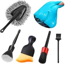 Car Interior Duster Detail Brush Cleaning Gel Kit, Soft Dash Vent Dusting Car..