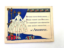 Vintage French Advertising Print for d'Andryne" Beauty Products *"