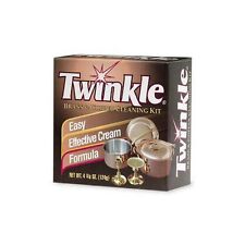 Twinkle Brass & Copper Cleaner / Polish Kit 4 3/8oz New