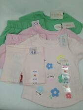 Garanimals Baby Girl 0-3 Months Lot Of 6 Items NWT