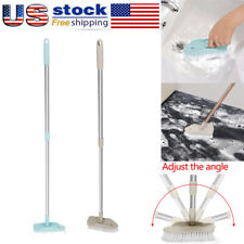 Long Handle Bristle Brush Wall Floor Scrub Bath Shower Tile Kitchen CleanTool