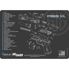 For Sig Sauer P365XL Schematic Handgun Mat