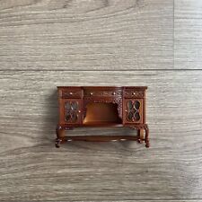 Miniature Furniture Ob11 Dollhouse Mini Furniture Walnut Display Table 1:12