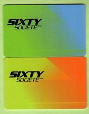 MISS SIXTY ( Canada ) Sixty Societe Set of ( 2 ) Gift Cards ( $0 )