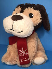 Pet Smart Plush Dog 2020 Holiday Stuffed Animal 16 Squeaker Scarf Brown Snugly - Colcord - US"