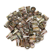 Zinc Plated M10 Rivet Threaded Insert Nuts Finish Carbon Steel Flat Head 50 Pcs - Denver - US