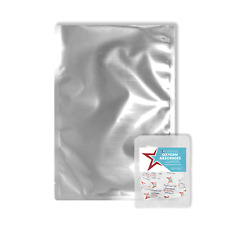 PackFreshUSA 100 Pack One Quart 3.5 Mil Mylar Bags + 300cc Oxygen Absorbers
