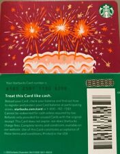 2020 STARBUCKS HAPPY BIRTHDAY" GIFT CARD #6185 NO VALUE MINT "