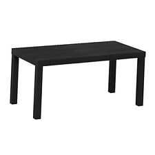 Classic Simple Coffee Table for Living Room, 38.98 (W) x 17.52 Black Rectangle - Long Island City - US