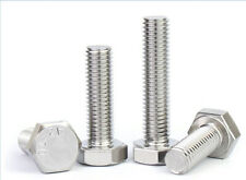 M9 Hexagon Head BoltsHex Head Screws Pitch M9x1 / M9x1.25 304 Stainless Steel - CN