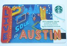 STARBUCKS Gift Card 2015 - AUSTIN Texas - Soul, Cowboy Boot - 6125 - No Value