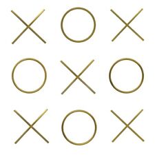 Meridian Furniture XOXO Gold Stainless Steel Contemporary Wall Decor - Toronto - Canada