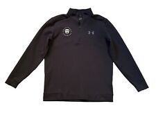 Under Armour Golf Men's Size Large Loose ColdGear Black Softshell Jacket