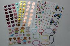 Mrs. Grossman sticker sheet You Choose - Girls accessories shoes purses bears