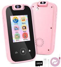 MAVREC Kids Smart Phone for Girls 3 4 5 6 Year Old, 180° Rotatable Camera Kid... - Lathrop - US