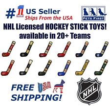 Pets First NHL Hockey Stick Toy with Squeaker for Dogs & Cats Tough Dog Toy - Brooklyn - US