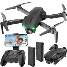 Drone With Camera for Kids Adults-1080P FPV Quadcopter Drone with Hover Black