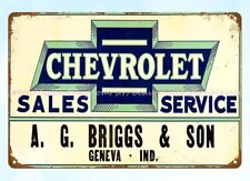 automotive Bowtie Sales & Service metal tin sign decorative accents