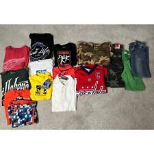 Bundle of 10+ Boys Youth Small Clothes Shirts Sweatshirts Shorts Swimwear Jeans