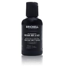 NEW! Brickell Men's Rapid Wash Organic 3 in 1 Body Wash Travel 2oz 15ml BBLRWTS1