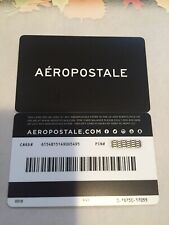 AEROPOSTALE White Logo on Black ( 2018 ) Gift Card ( $0 )