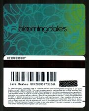 BLOOMINGDALE'S Blue Flower Buds 2007 Gift Card ( $0 )