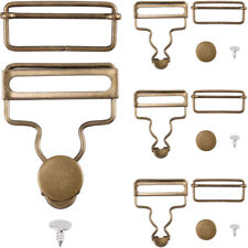 4 Set Easy Use Sew Accessories Adjustable Metal Replace Overall Buckles