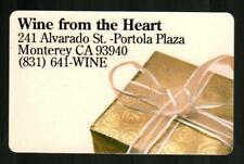 WINE FROM THE HEART Collectible 2004 Gift Card ( $0 )