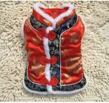 Pet Dog Cat Coat Clothes Red Chinese Tang Dress Coat Apparel Customes New Year - Toronto - Canada