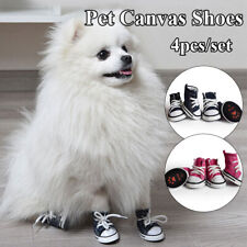 4Pcs Pet Dogs Canvas Boots Puppy Sports Anti-slip Shoes Sneakers For Small Cat - Toronto - Canada
