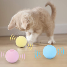 Smart Cat Toys Interactive Ball Catnip Cat Training Toy Pet Playing Ball Pet Squ - CN