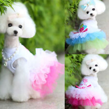 Dog Cute Bowknot Skirt Pet Tutu Dress Puppy Cat Sweet Princess Clothes Costume N - Toronto - Canada